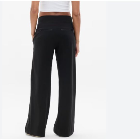 Athleta Venice Flare Pants Neutral Minimalist Stretch Wide Leg - Picture 4 of 12